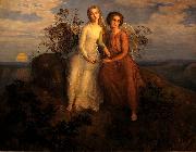 Louis Janmot Poem of the Soul  One evening oil painting reproduction